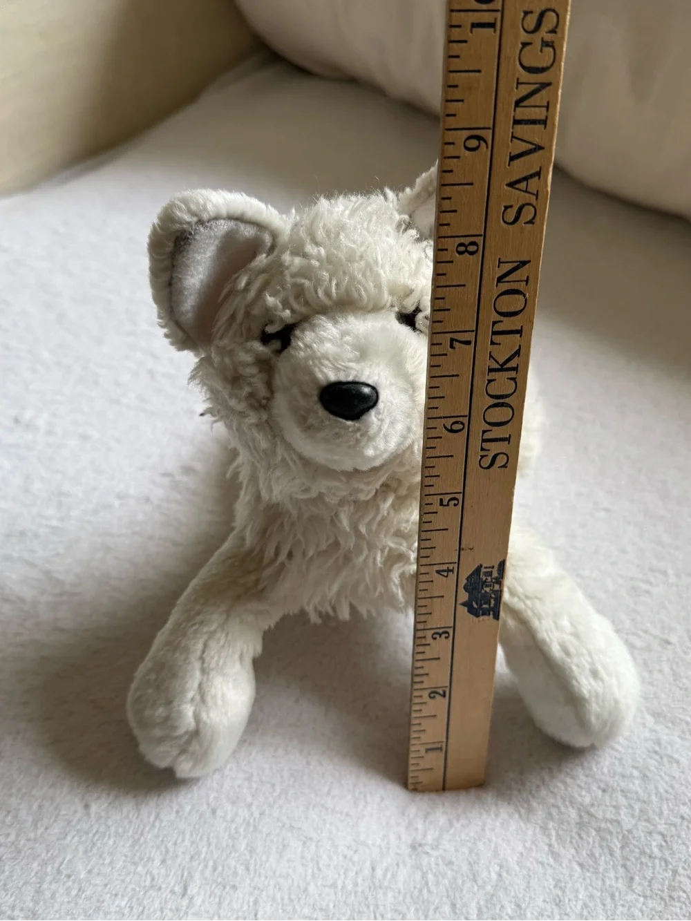 Vintage Douglas Arctic Fox Plush White Cuddle Toy Stuffed Animal 9” Soft Floppy
